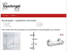 Tablet Screenshot of duschregal.net